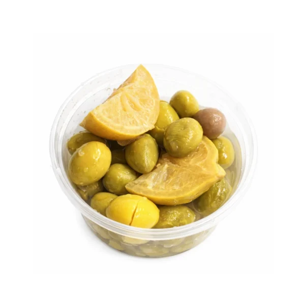 زيتون أخضر أردني بالليمون