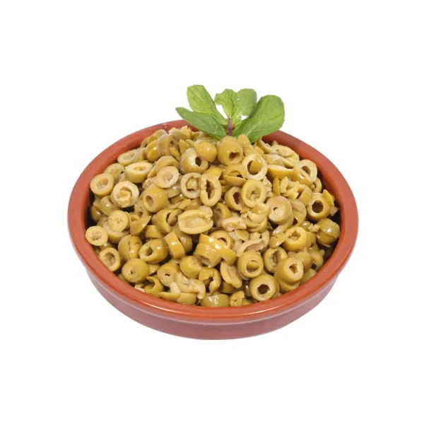 زيتون أخضر إسباني شرائح