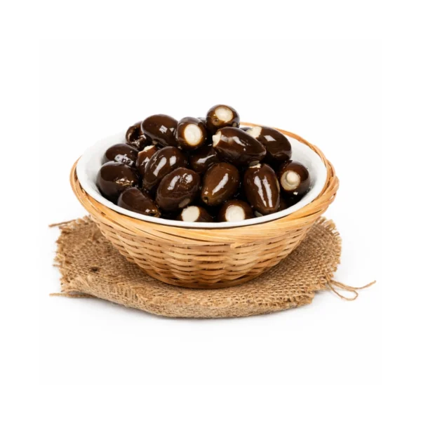 زيتون اسود محشي جبن يوناني