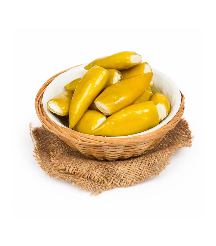 فلفل اصفر محشي جبنه فلفل اصفر محشي جبنه - الصورة 1