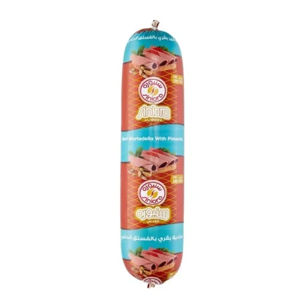 مرتديلا لحم سنيورة بالفستق